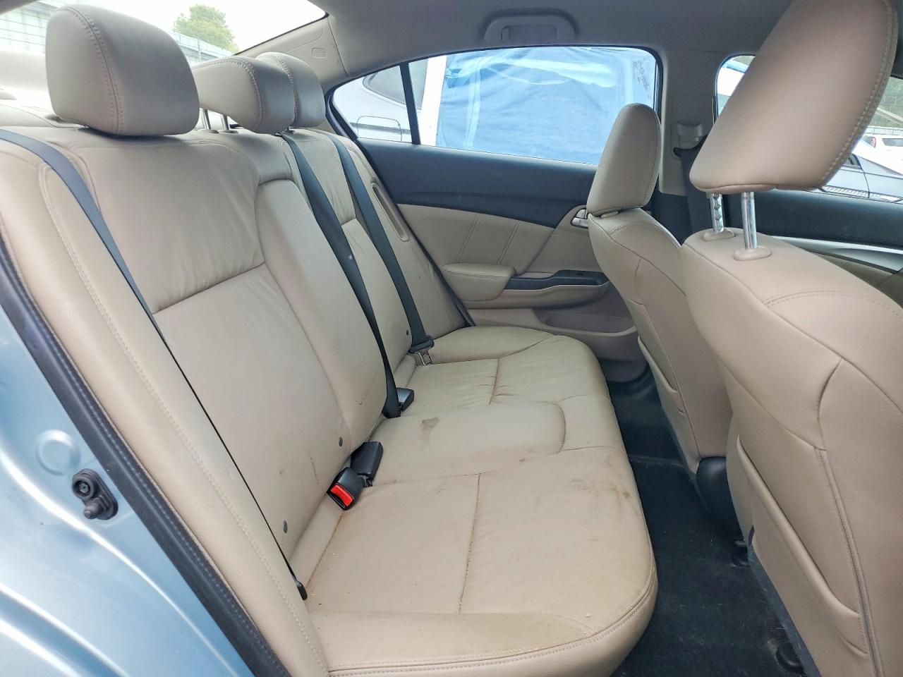 2014 Honda Civic Hybrid L Blue vin: 19XFB4F32EE000464