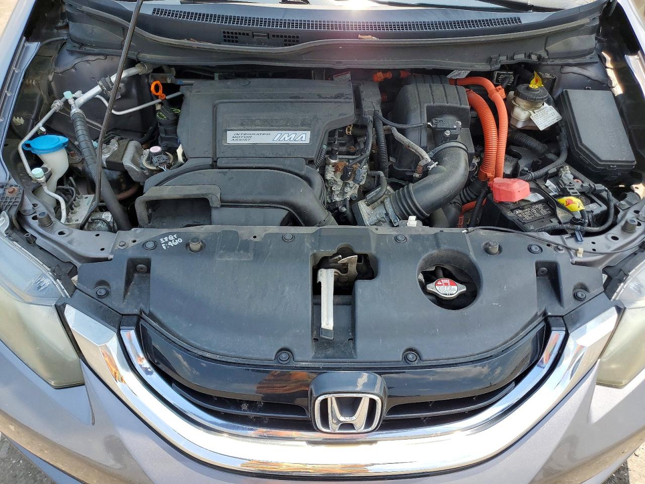 2015 Honda Civic Hybrid L Gray vin: 19XFB4F32FE200178