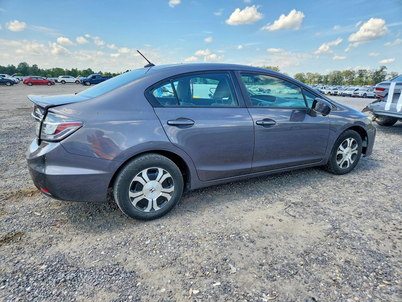 2015 Honda Civic Hybrid L Gray vin: 19XFB4F32FE200262