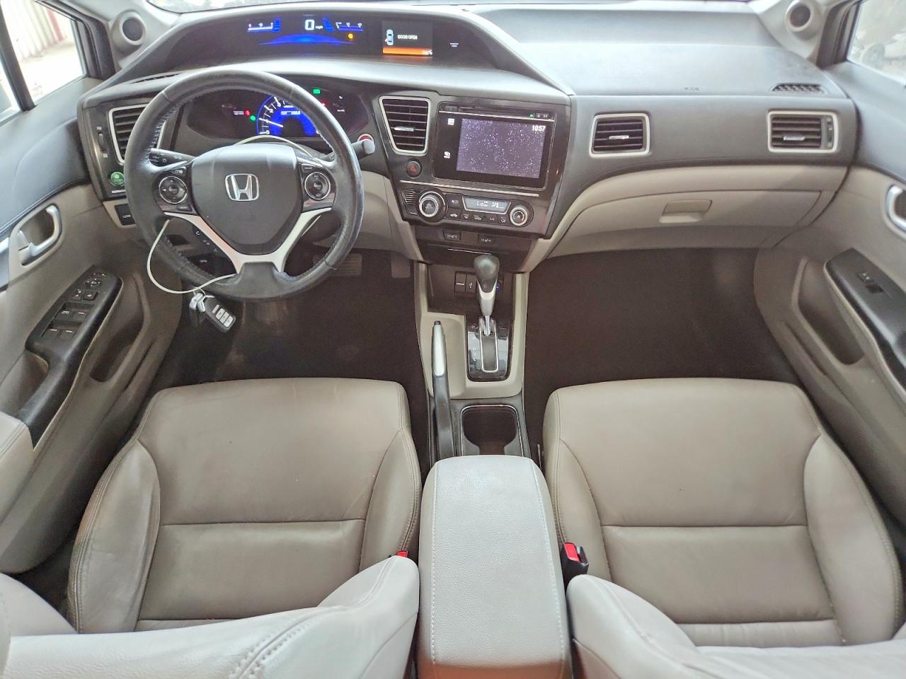 2014 Honda Civic Hybrid L Gray vin: 19XFB4F33EE001848