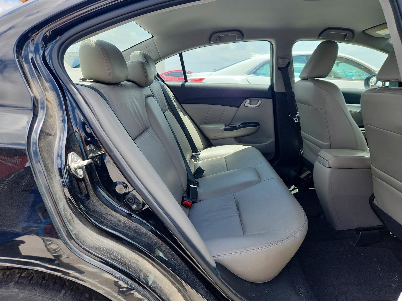 2015 Honda Civic Hybrid L Black vin: 19XFB4F33FE200738
