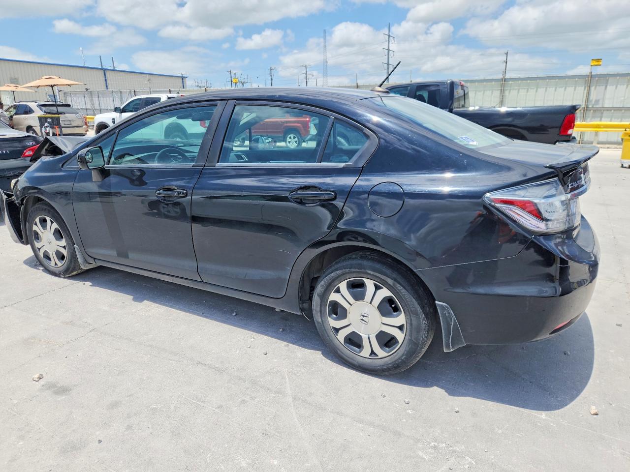 2015 Honda Civic Hybrid L Black vin: 19XFB4F33FE200738
