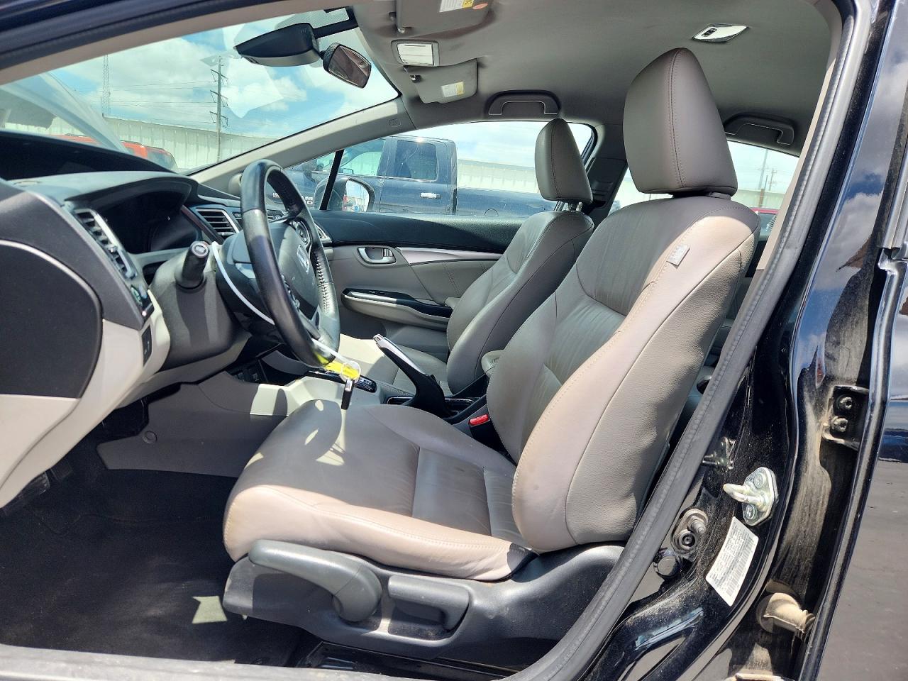 2015 Honda Civic Hybrid L Black vin: 19XFB4F33FE200738