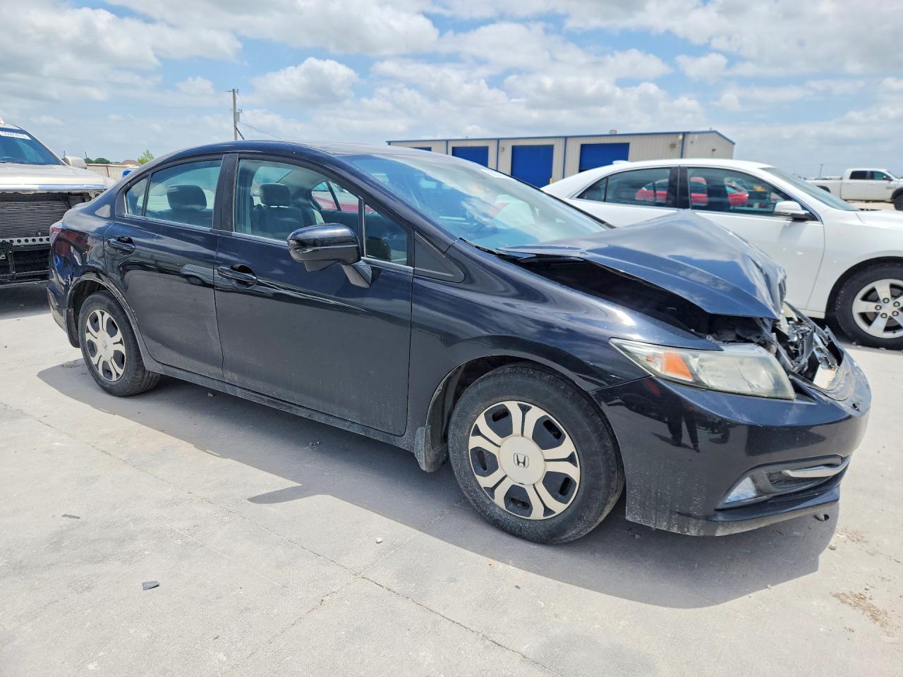 2015 Honda Civic Hybrid L Black vin: 19XFB4F33FE200738