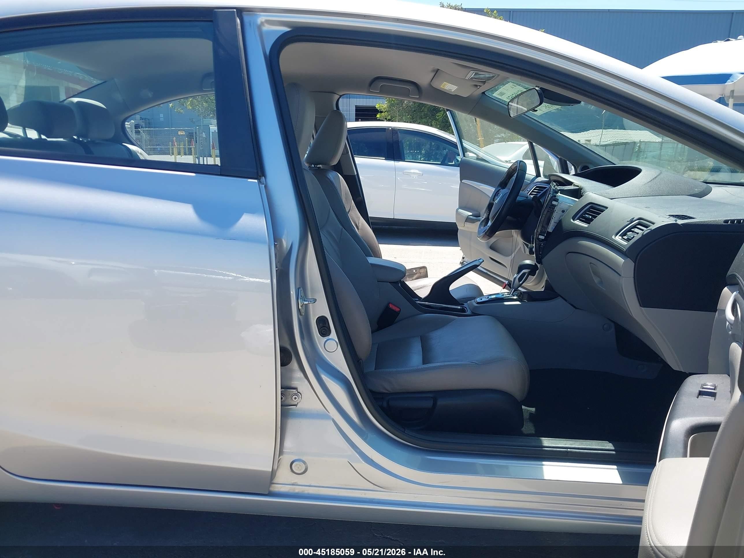 2015 Honda Civic Hybrid   Серый vin: 19XFB4F34FE200179