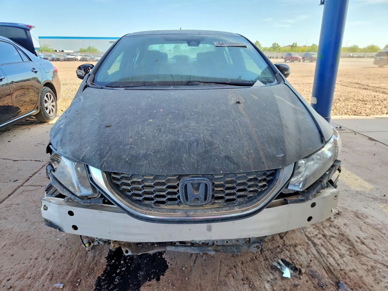 2013 Honda Civic Hybrid L Серый vin: 19XFB4F35DE203041