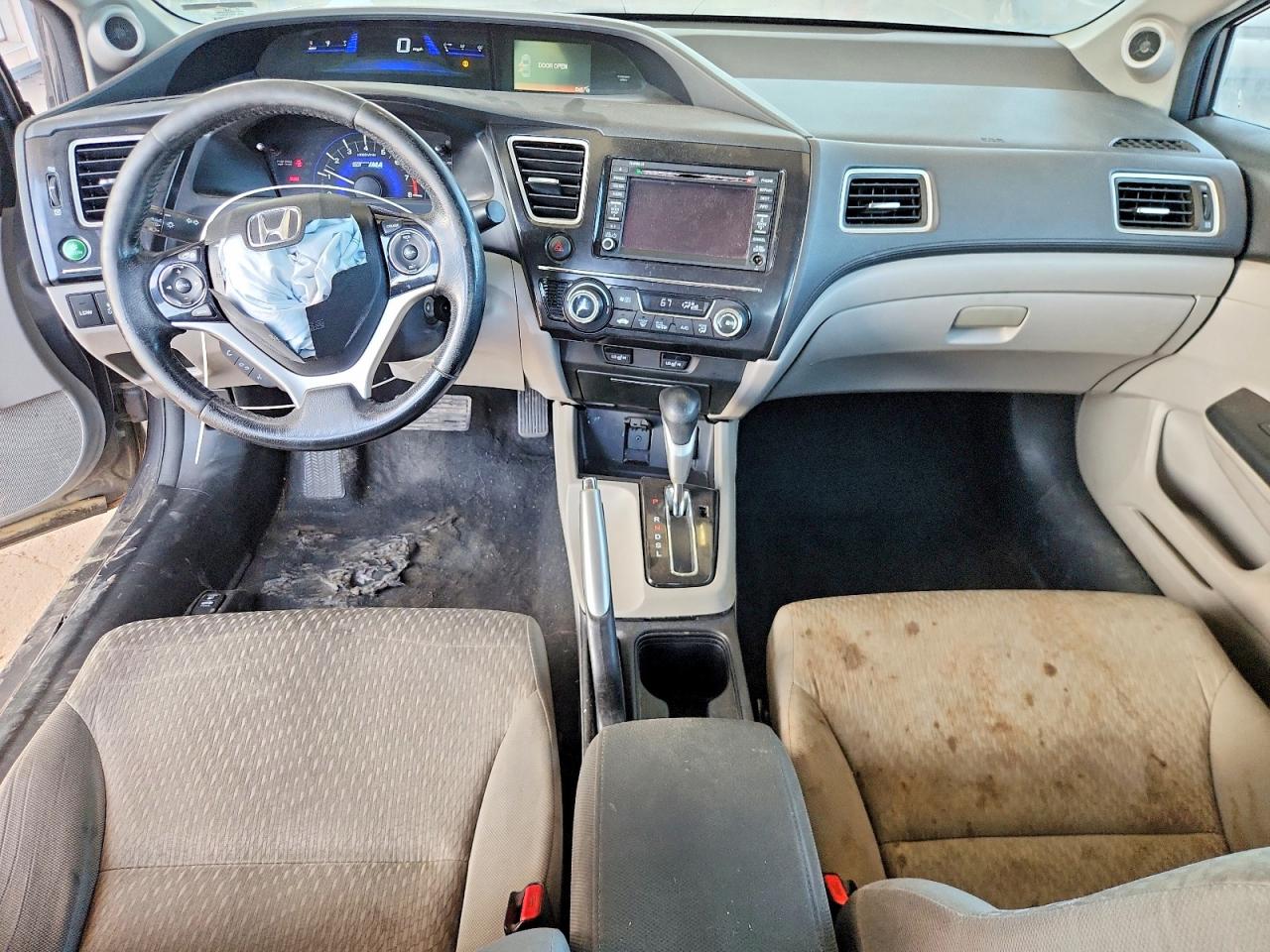 2013 Honda Civic Hybrid L Серый vin: 19XFB4F35DE203041
