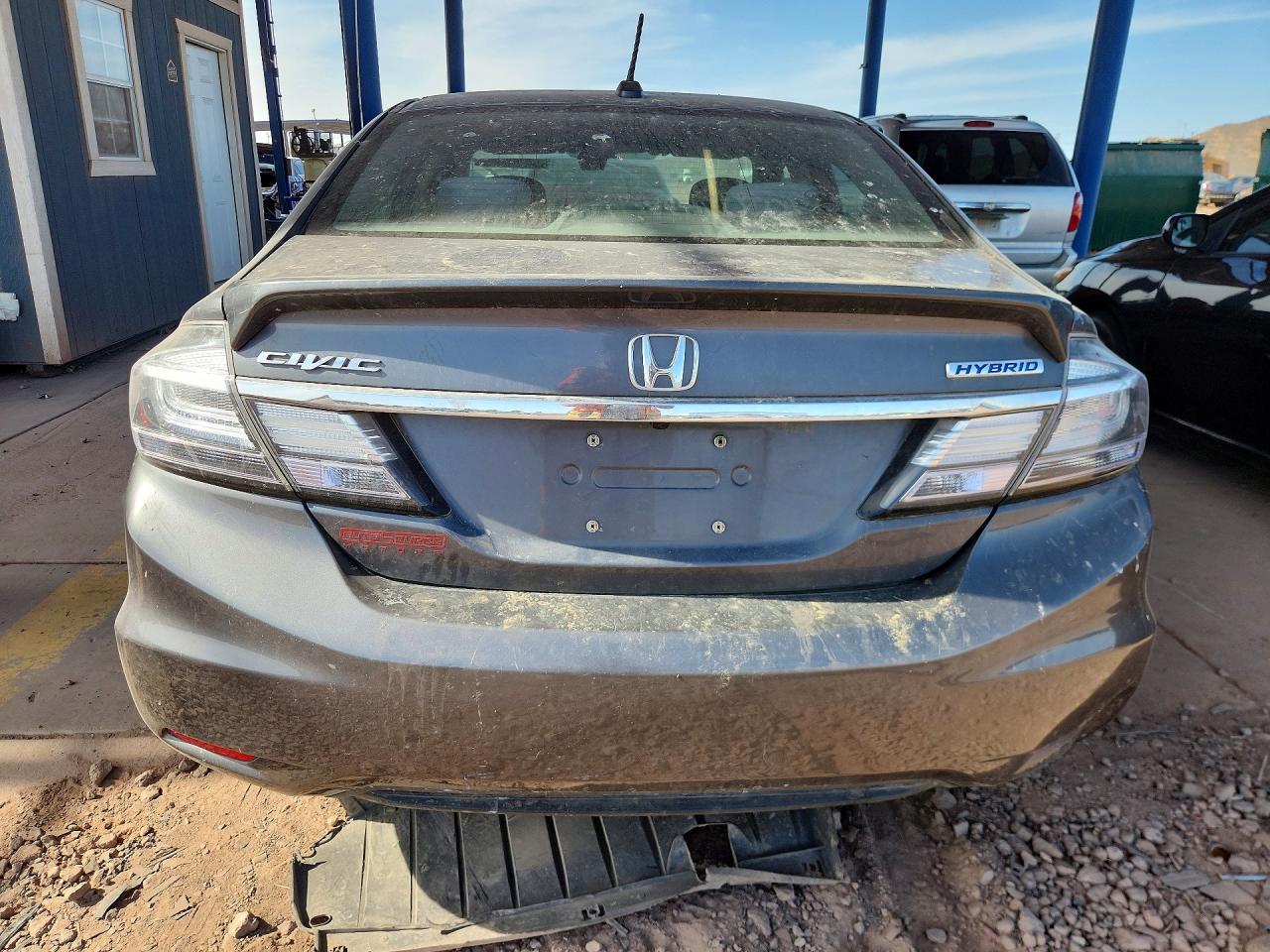 2013 Honda Civic Hybrid L Серый vin: 19XFB4F35DE203041