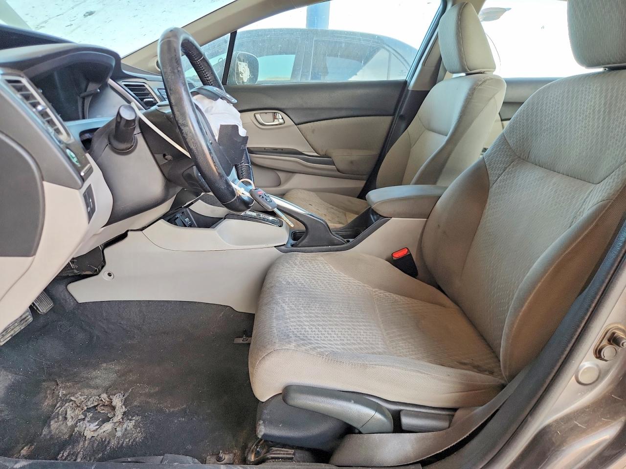 2013 Honda Civic Hybrid L Серый vin: 19XFB4F35DE203041