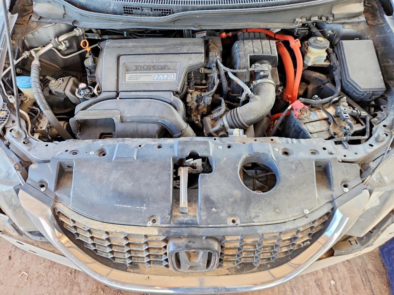 2013 Honda Civic Hybrid L Серый vin: 19XFB4F35DE203041