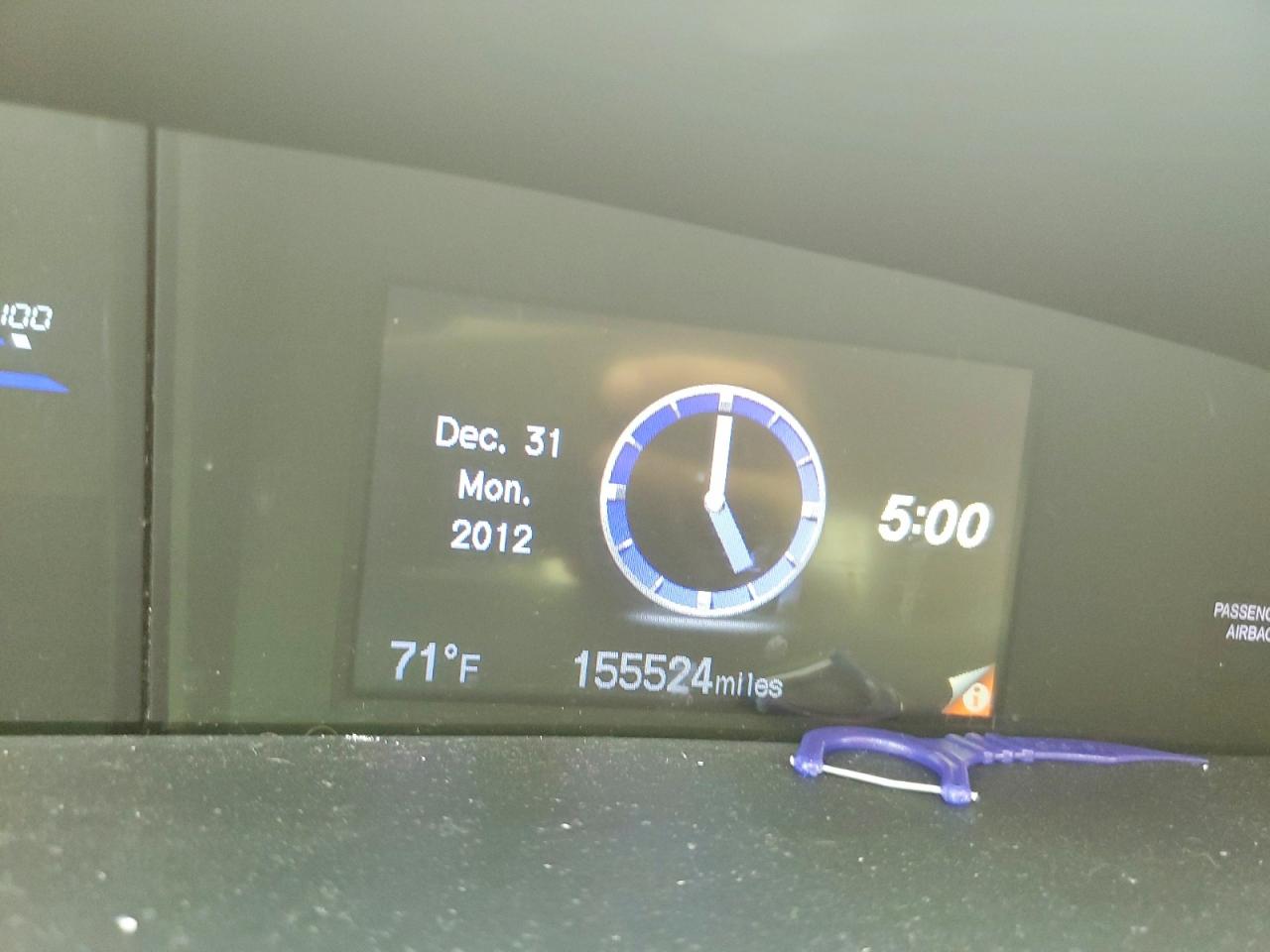 2015 Honda Civic Hybrid L White vin: 19XFB4F35FE000590
