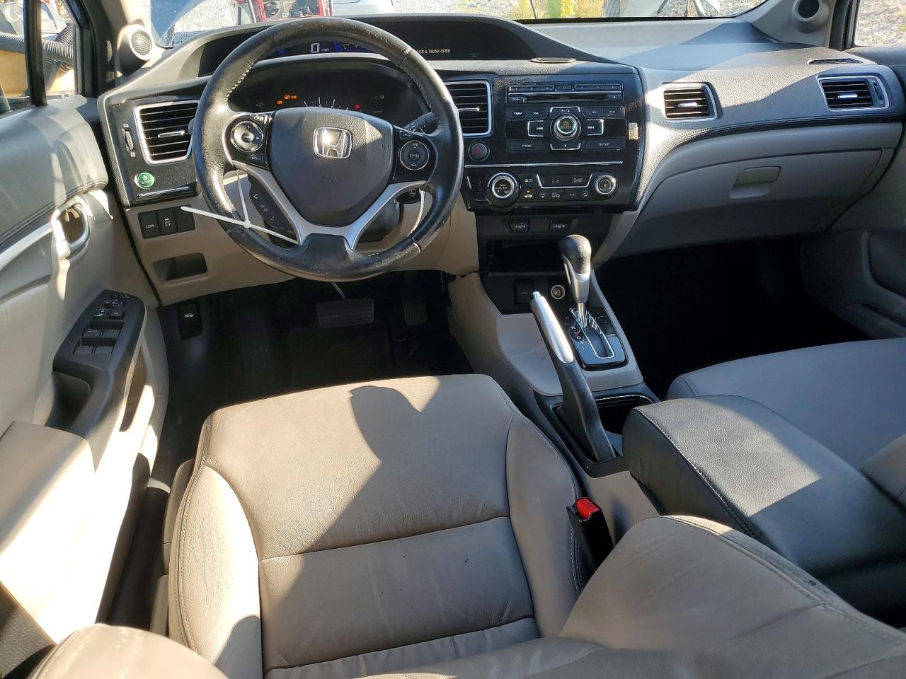 2013 Honda Civic Hybrid L Gray vin: 19XFB4F37DE203073