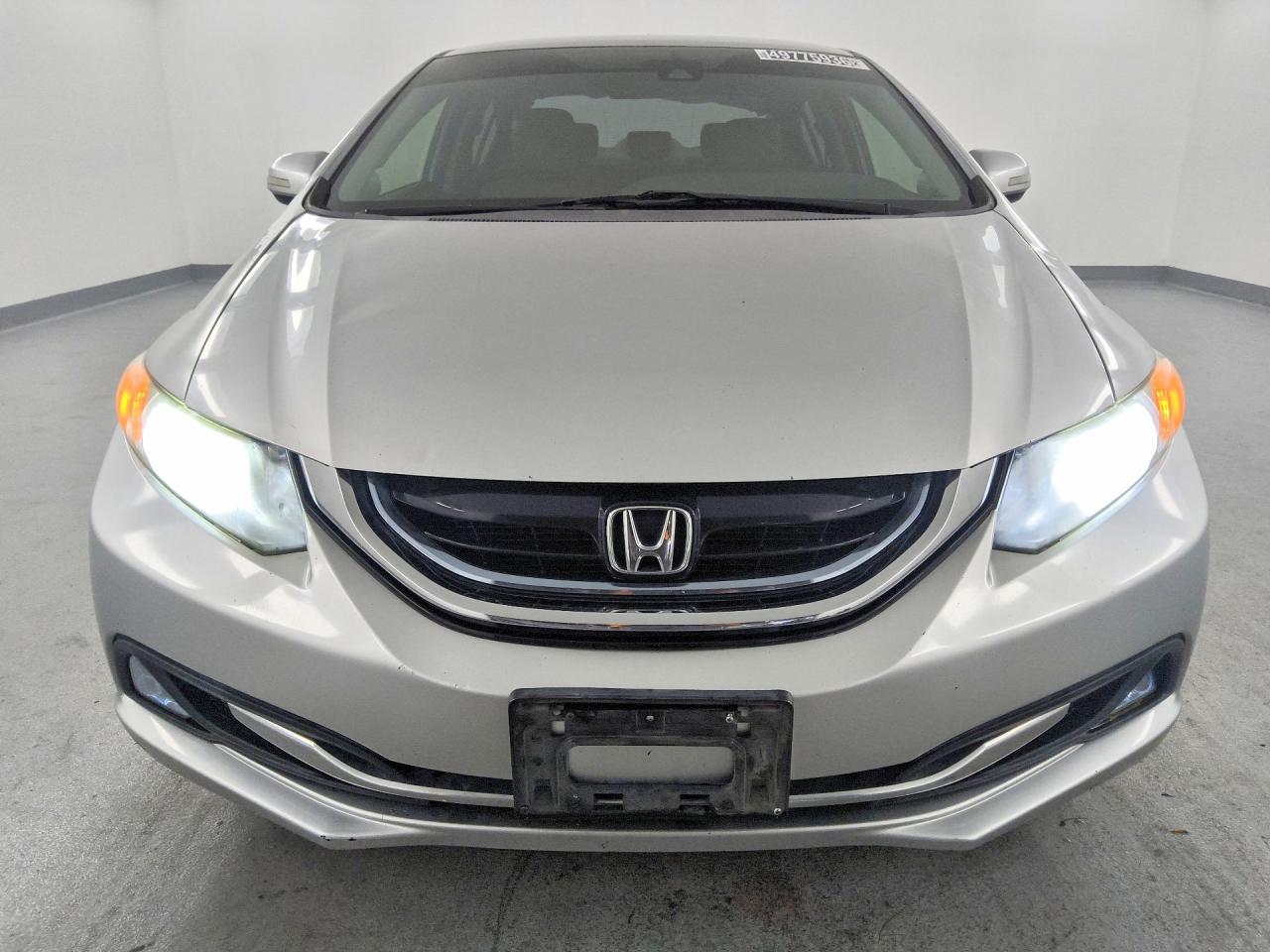 2013 Honda Civic Hybrid L Silver vin: 19XFB4F38DE202112