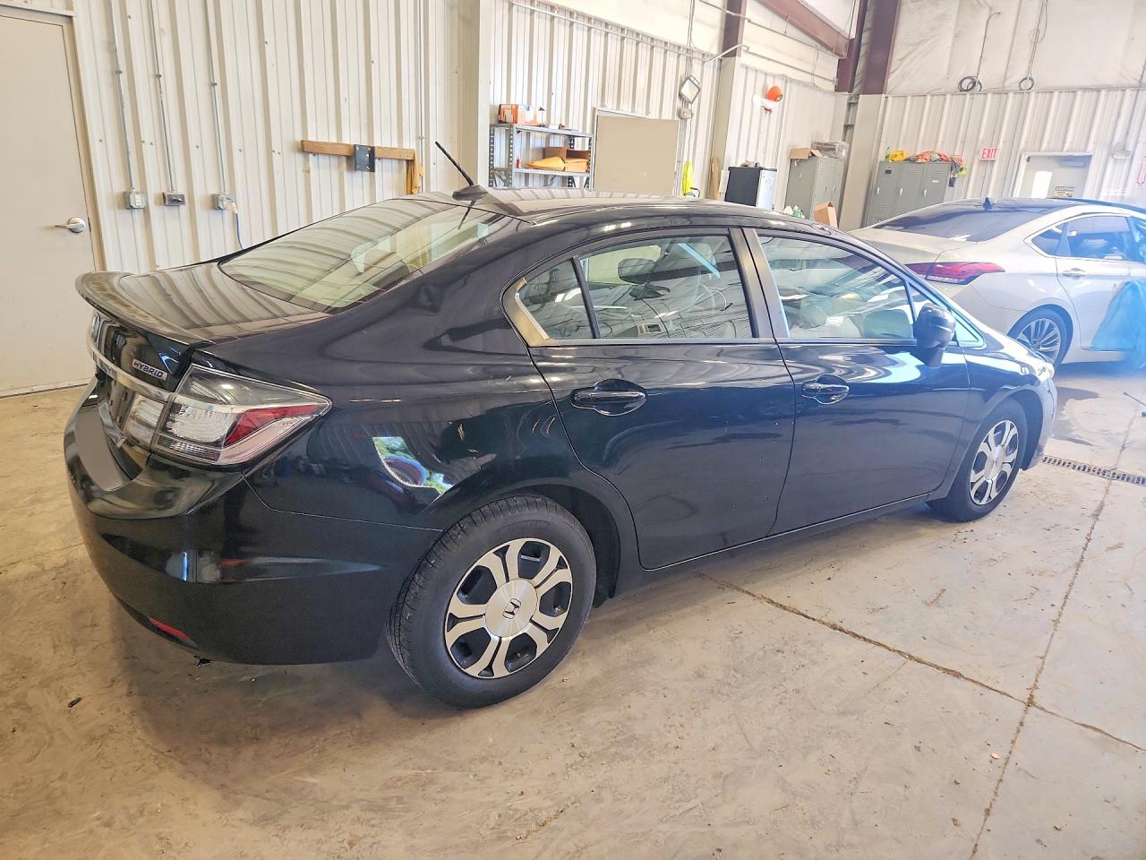 2015 Honda Civic Hybrid L Black vin: 19XFB4F39FE201439
