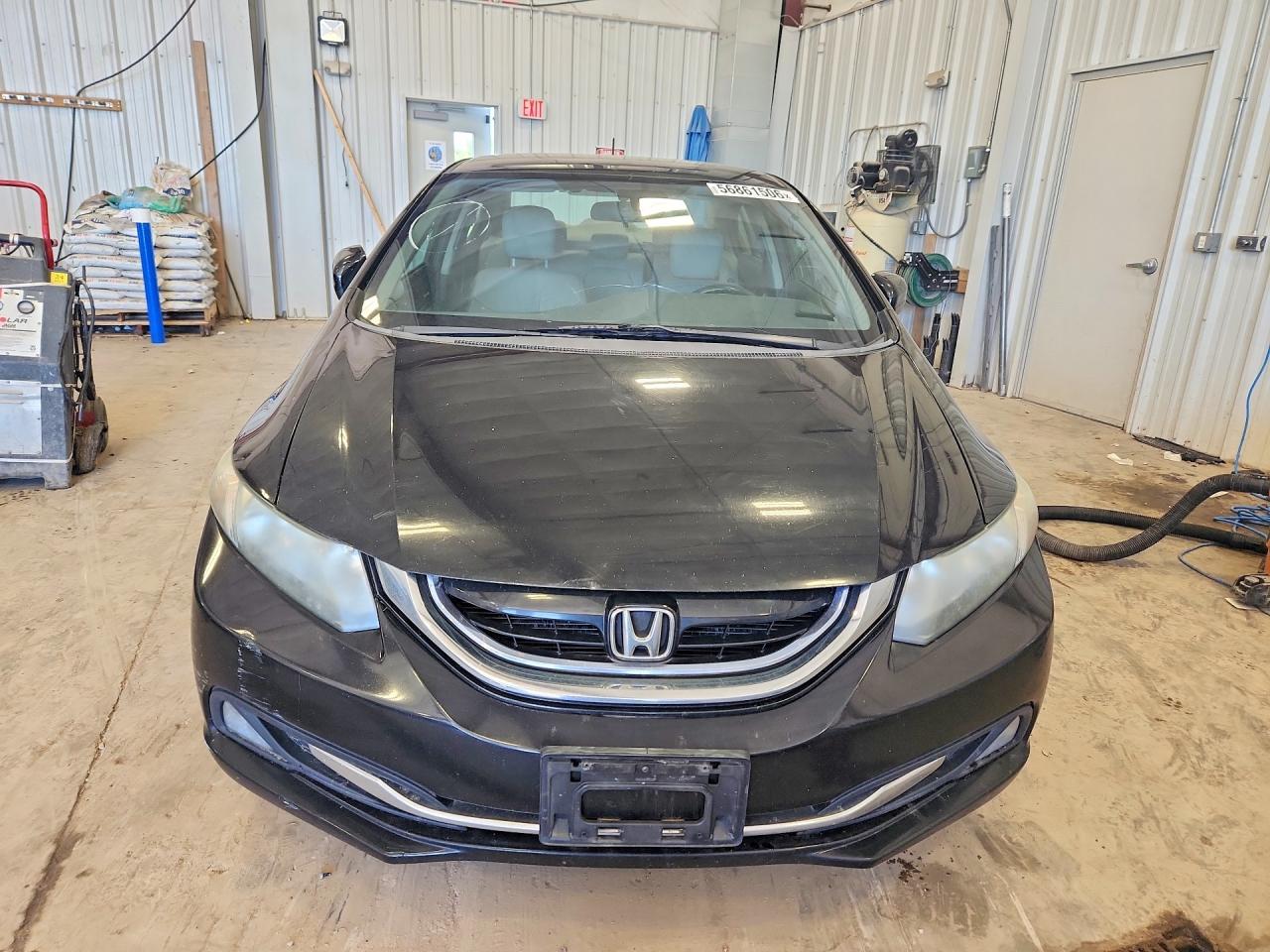 2015 Honda Civic Hybrid L Black vin: 19XFB4F39FE201439