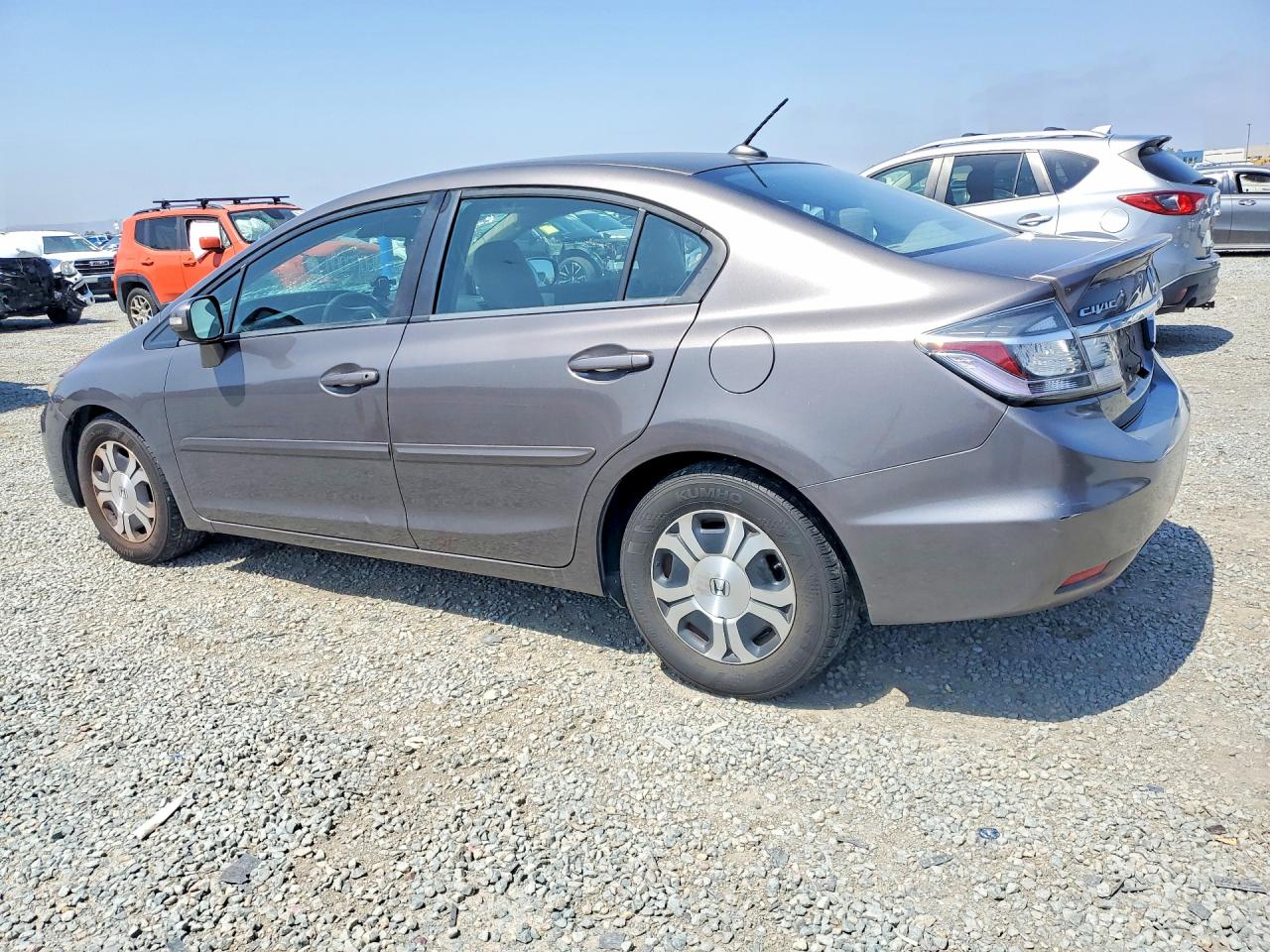 2013 Honda Civic Hybrid L Gray vin: 19XFB4F3XDE203908