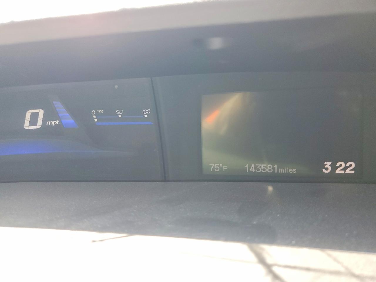 2013 Honda Civic Hybrid L Gray vin: 19XFB4F3XDE203908