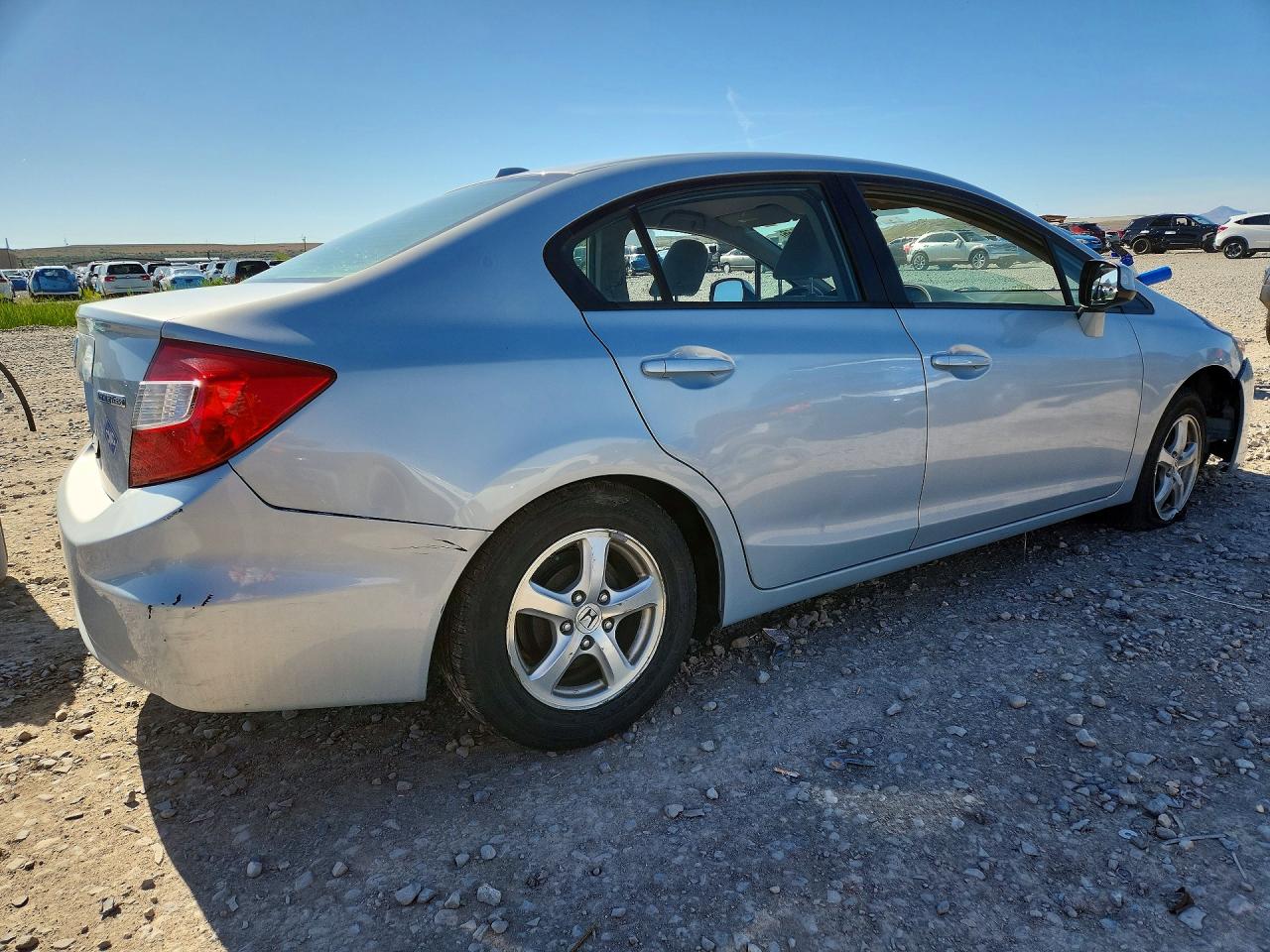 2012 Honda Civic Natural Gas Синий vin: 19XFB5F52CE003000