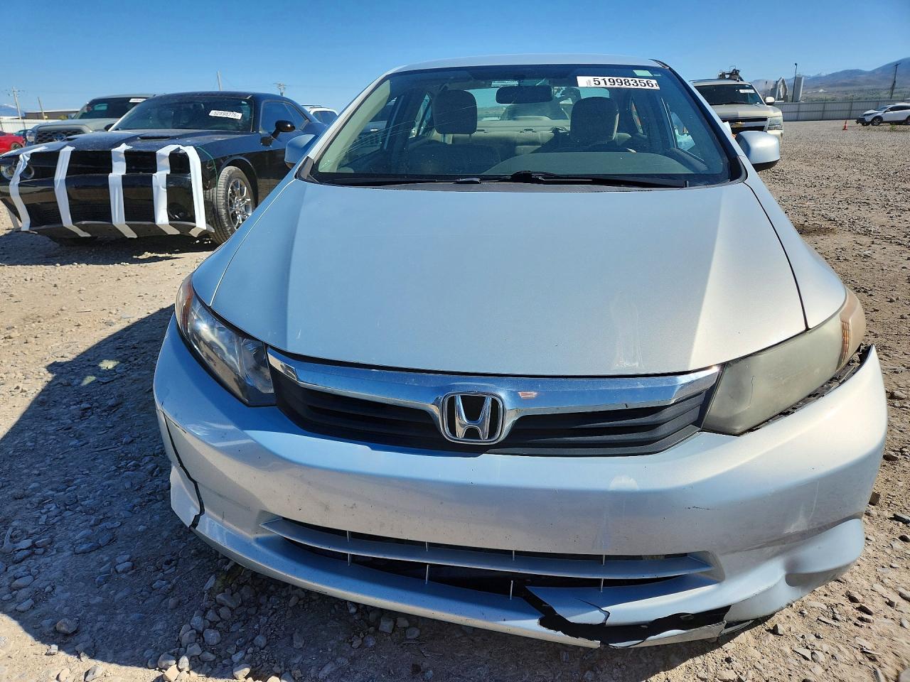2012 Honda Civic Natural Gas Синий vin: 19XFB5F52CE003000