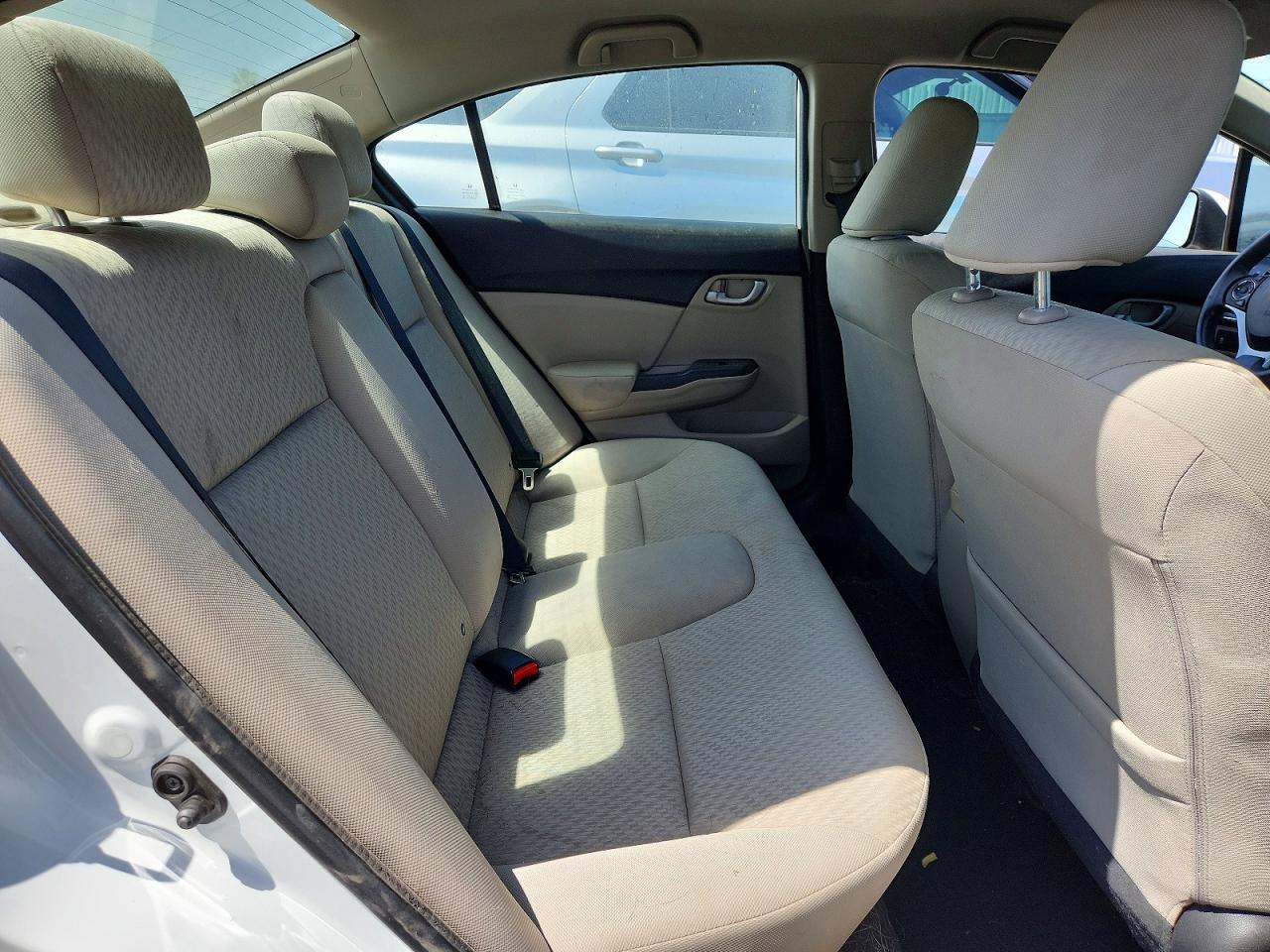 2014 Honda Civic Natural Gas White vin: 19XFB5F52EE000181