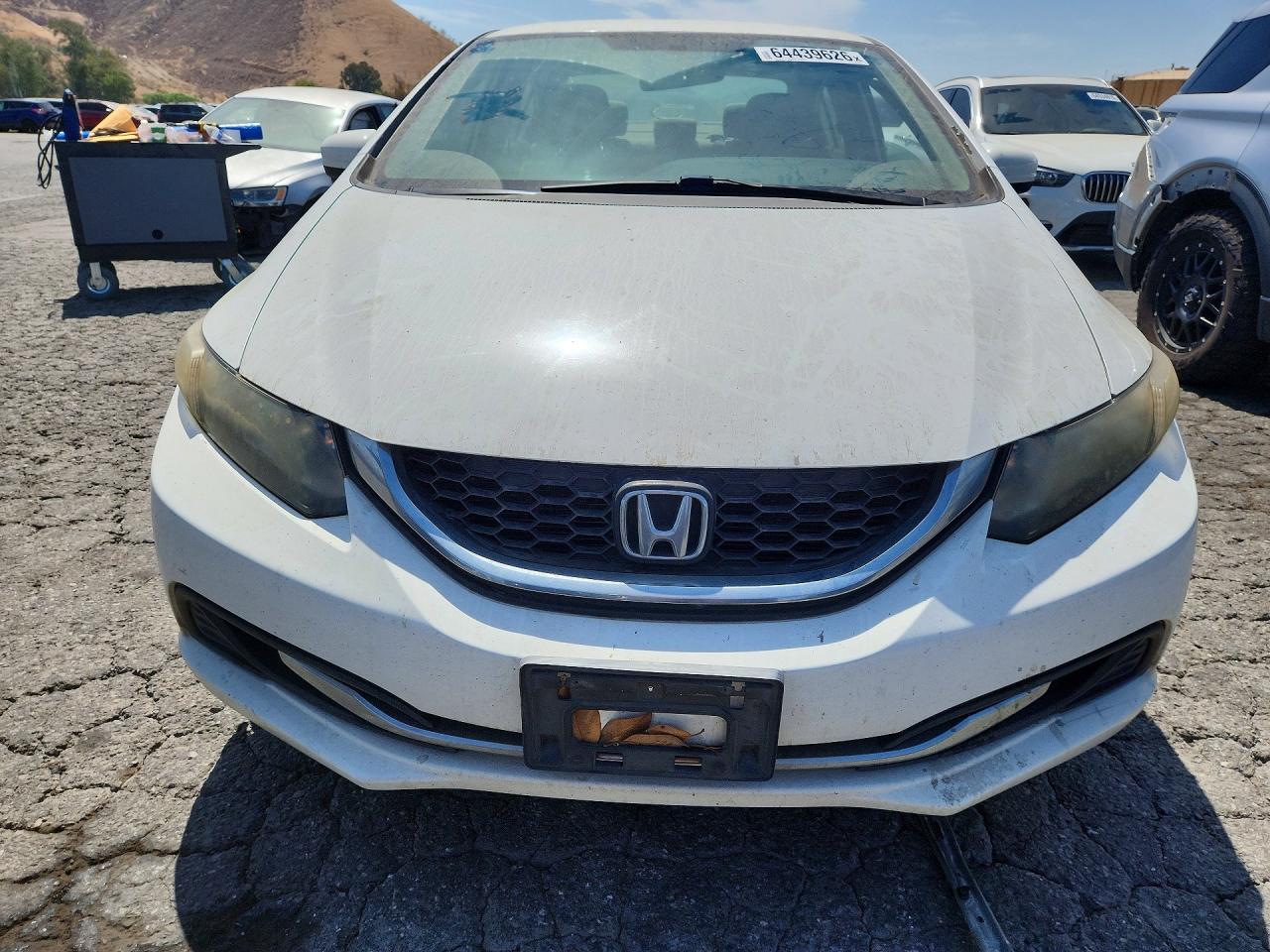 2014 Honda Civic Natural Gas White vin: 19XFB5F52EE000181