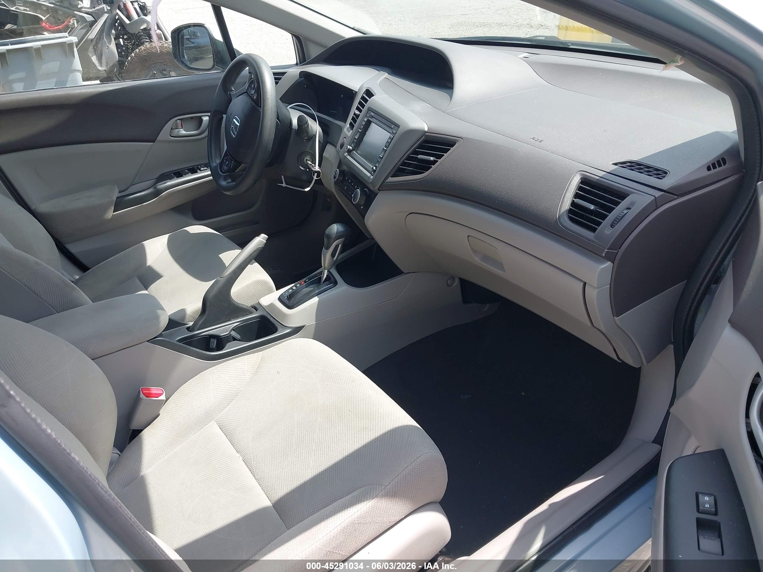 2012 Honda Civic Natural Gas Blue vin: 19XFB5F54CE002494