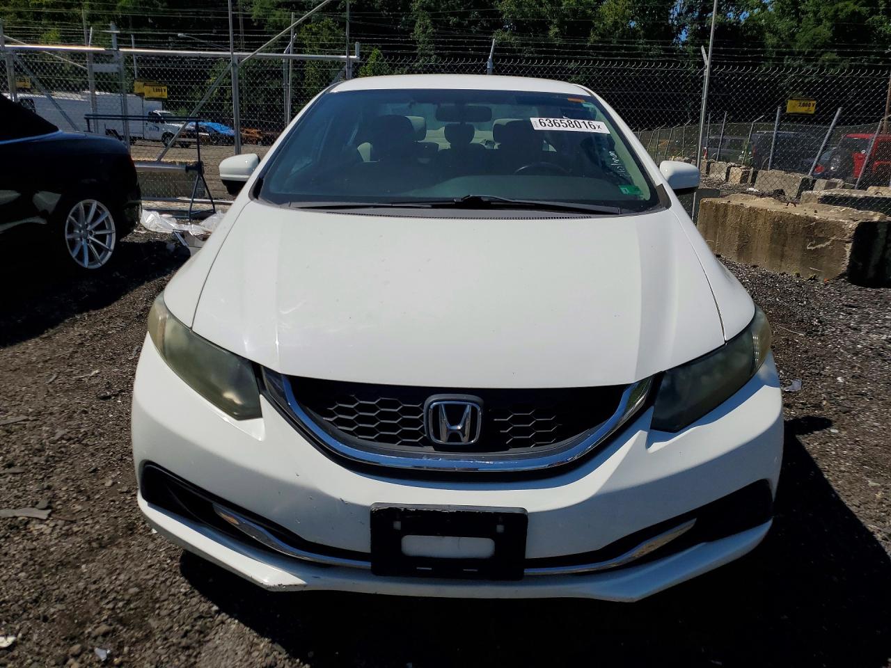 2014 Honda Civic Natural Gas White vin: 19XFB5F54EE000246