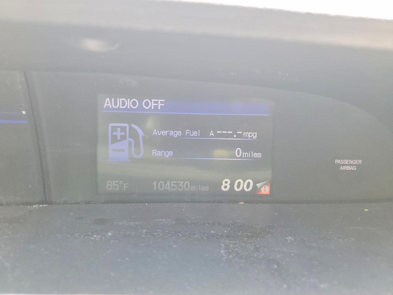 2014 Honda Civic Natural Gas White vin: 19XFB5F54EE000246