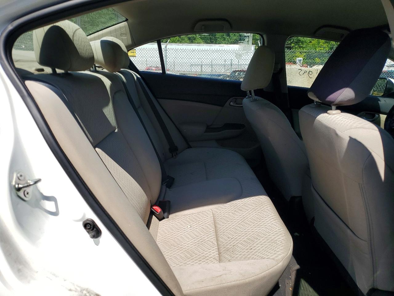 2014 Honda Civic Natural Gas White vin: 19XFB5F54EE000246