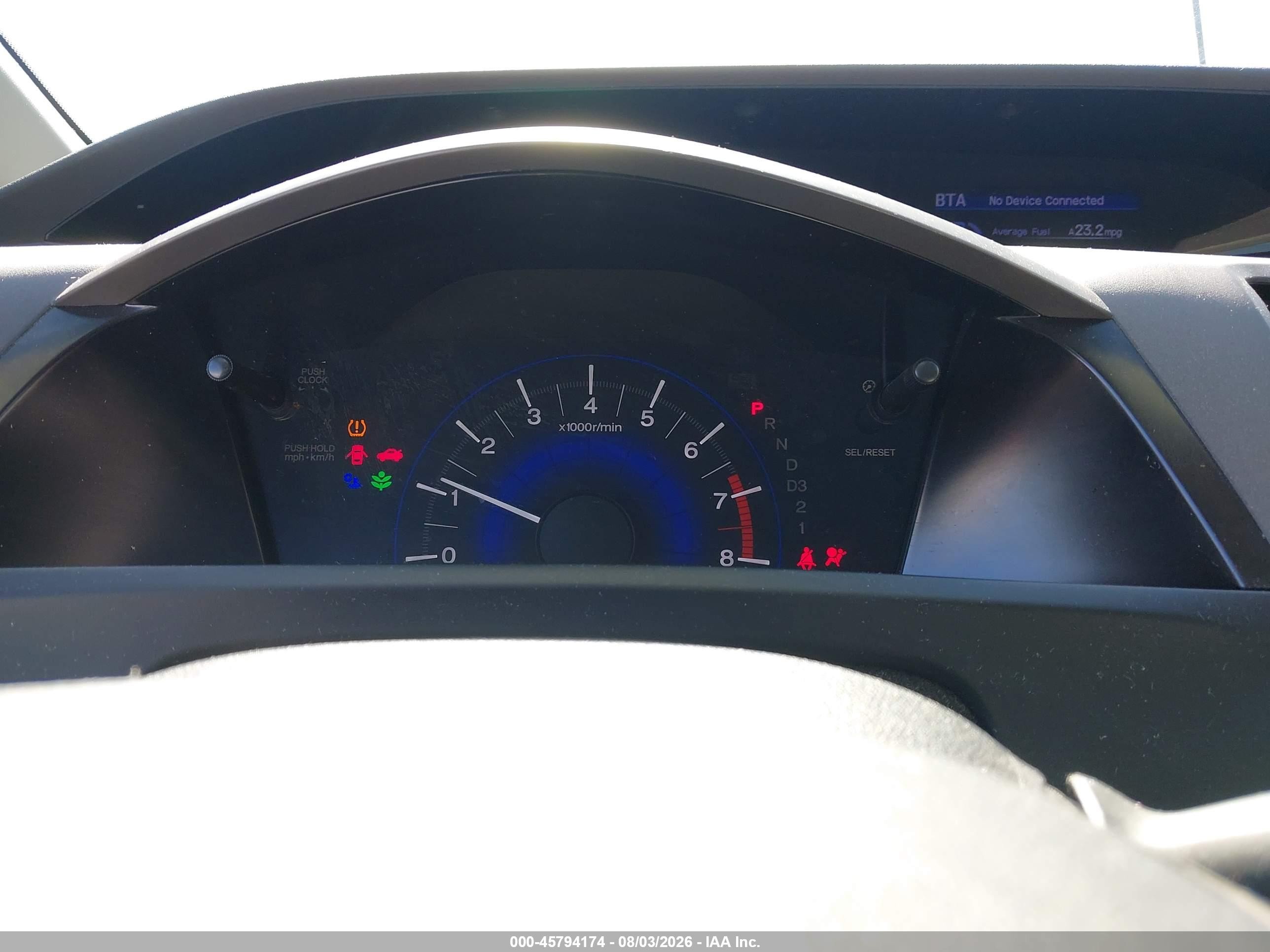 2012 Honda Civic Natural Gas White vin: 19XFB5F55CE000821