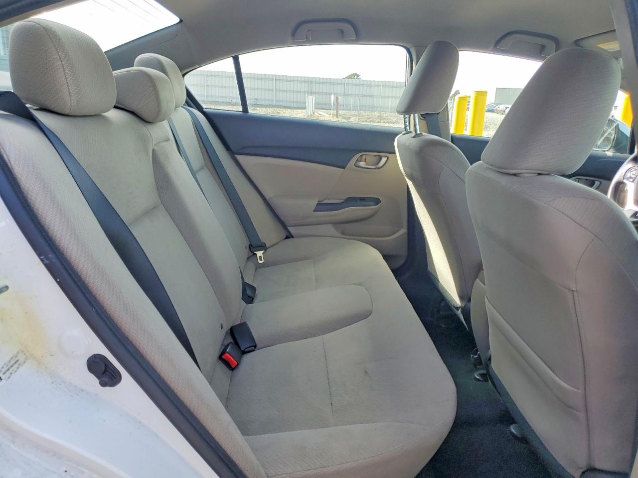 2013 Honda Civic Natural Gas White vin: 19XFB5F55DE000061