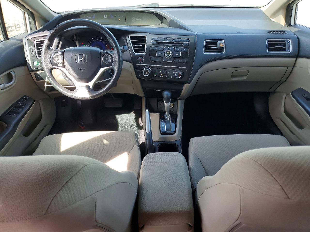 2013 Honda Civic Natural Gas White vin: 19XFB5F55DE000061