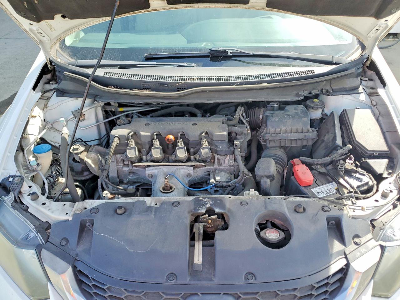 2013 Honda Civic Natural Gas White vin: 19XFB5F55DE000061