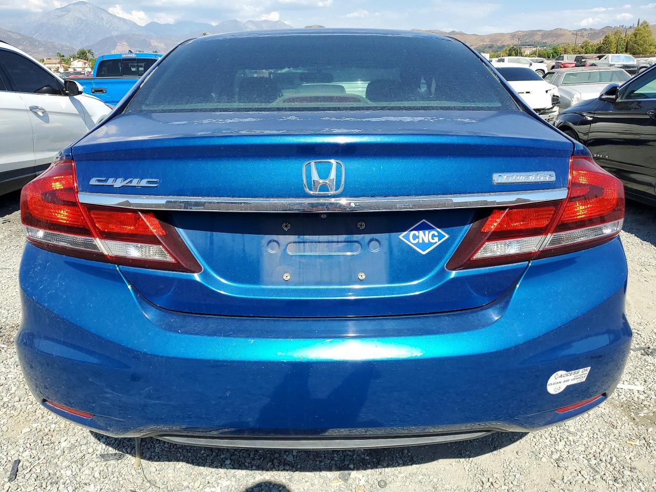 2014 Honda Civic Natural Gas Blue vin: 19XFB5F56EE000488