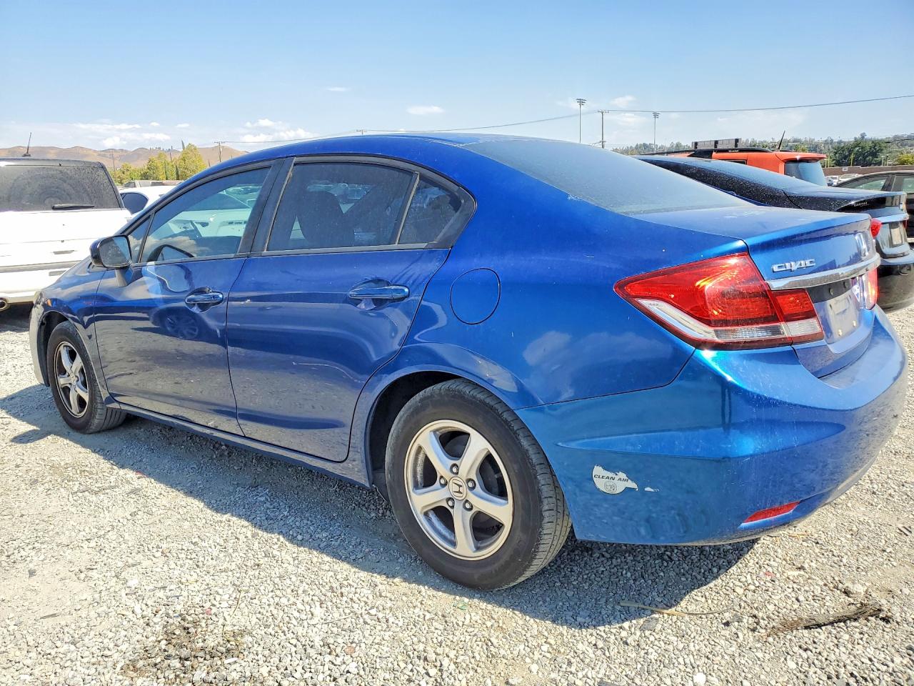 2014 Honda Civic Natural Gas Blue vin: 19XFB5F56EE000488