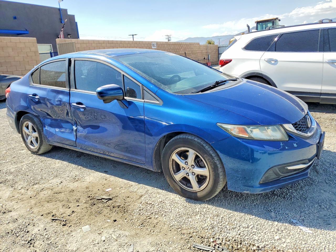 2014 Honda Civic Natural Gas Blue vin: 19XFB5F56EE000488