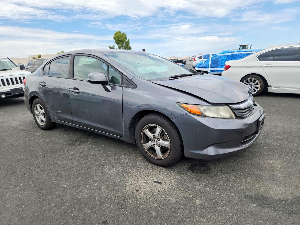 2012 Honda Civic Natural Gas Gray vin: 19XFB5F57CE001209
