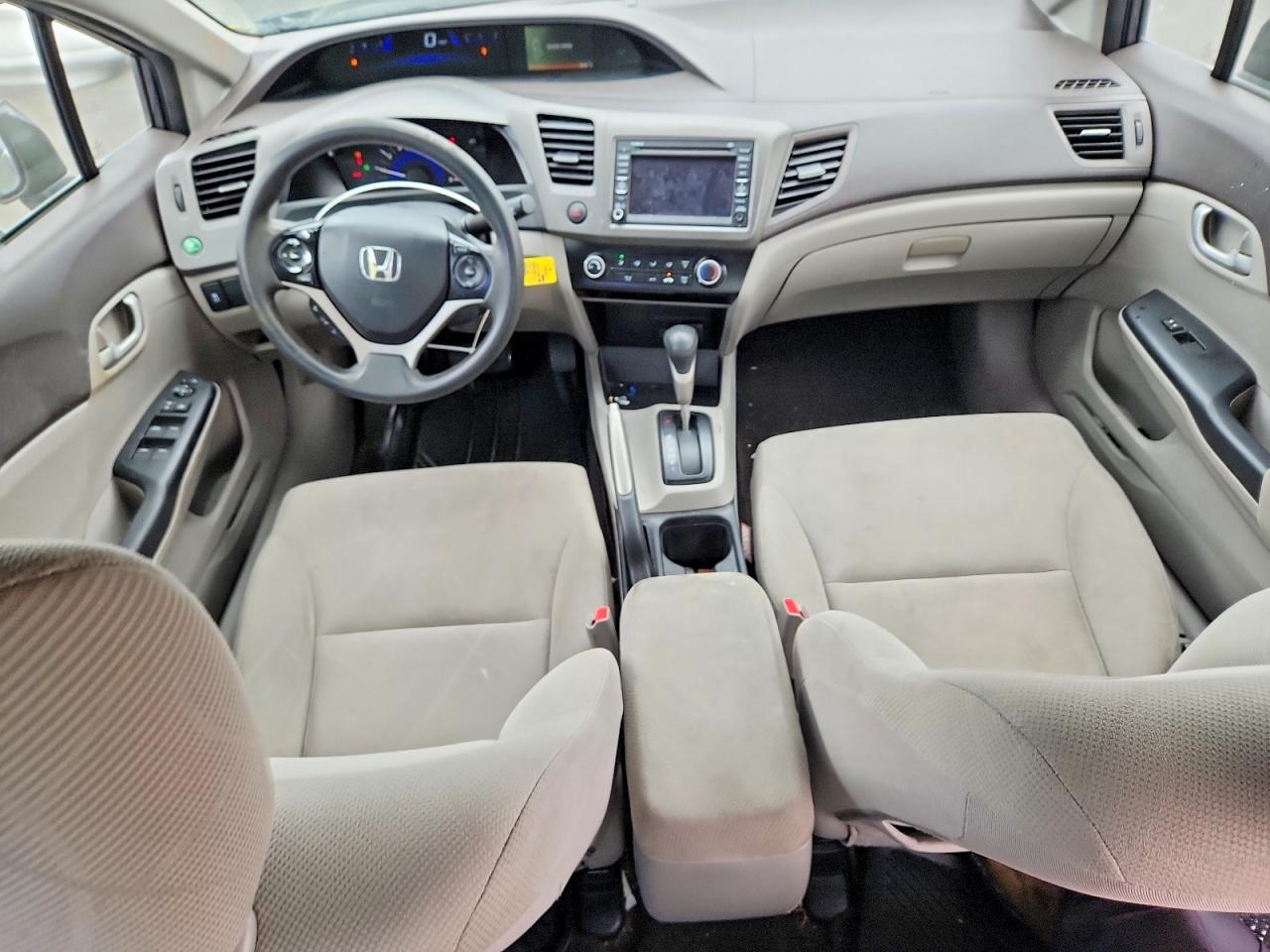 2012 Honda Civic Natural Gas Gray vin: 19XFB5F57CE001209
