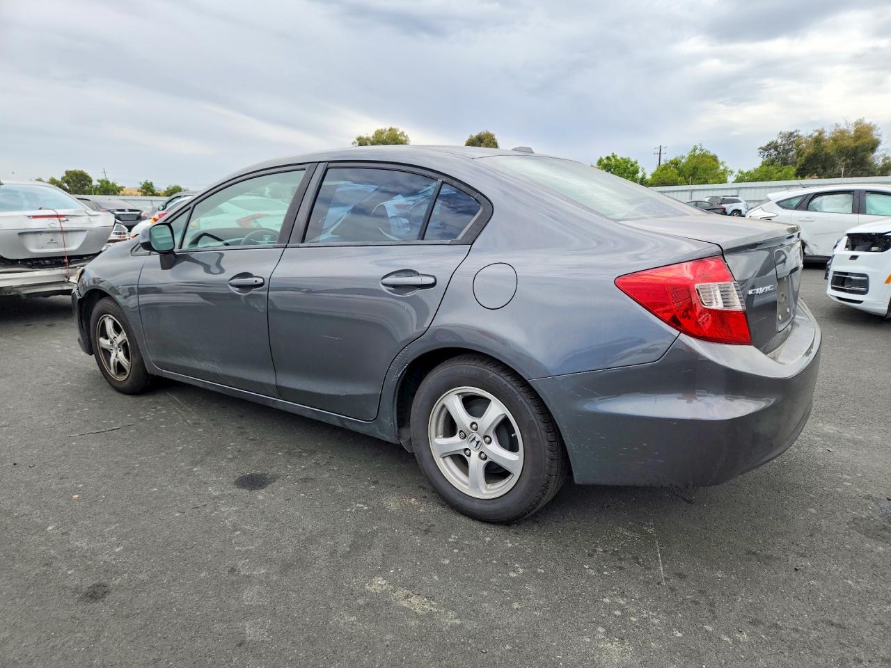 2012 Honda Civic Natural Gas Gray vin: 19XFB5F57CE001209