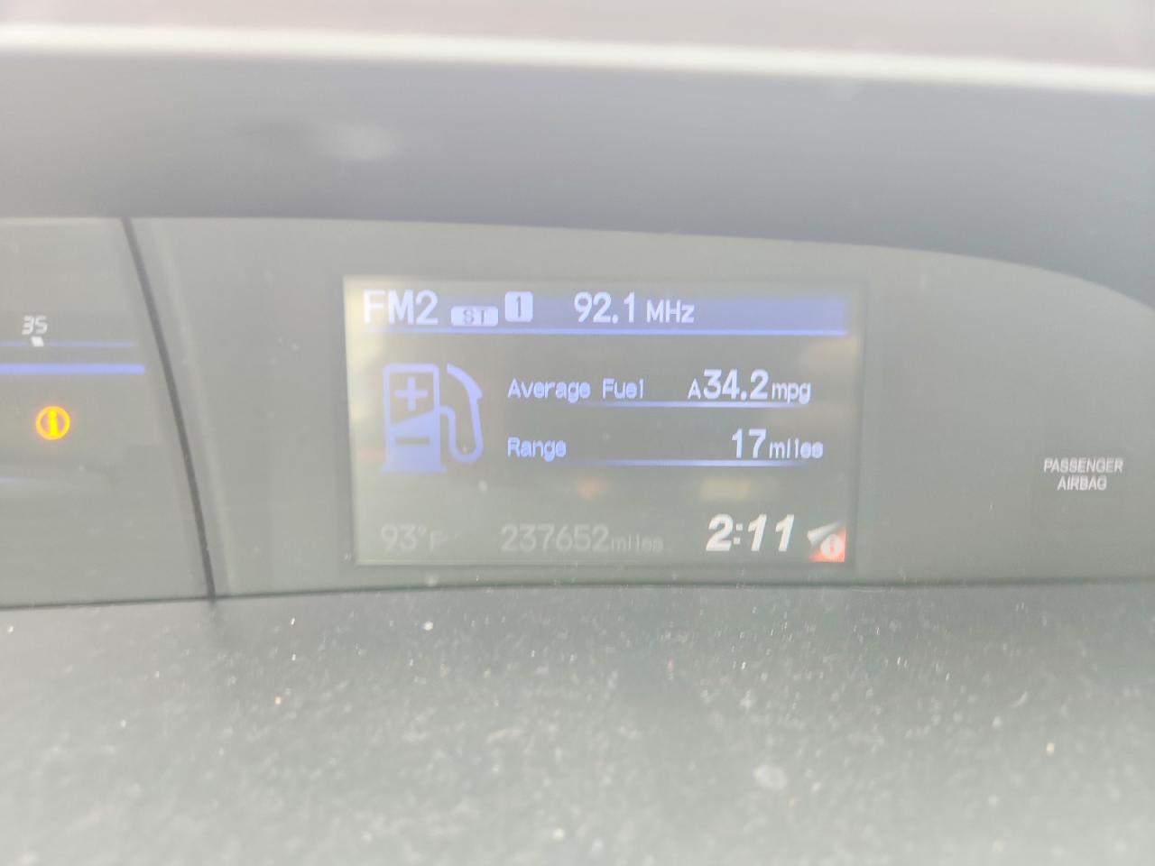 2012 Honda Civic Natural Gas Gray vin: 19XFB5F57CE001209