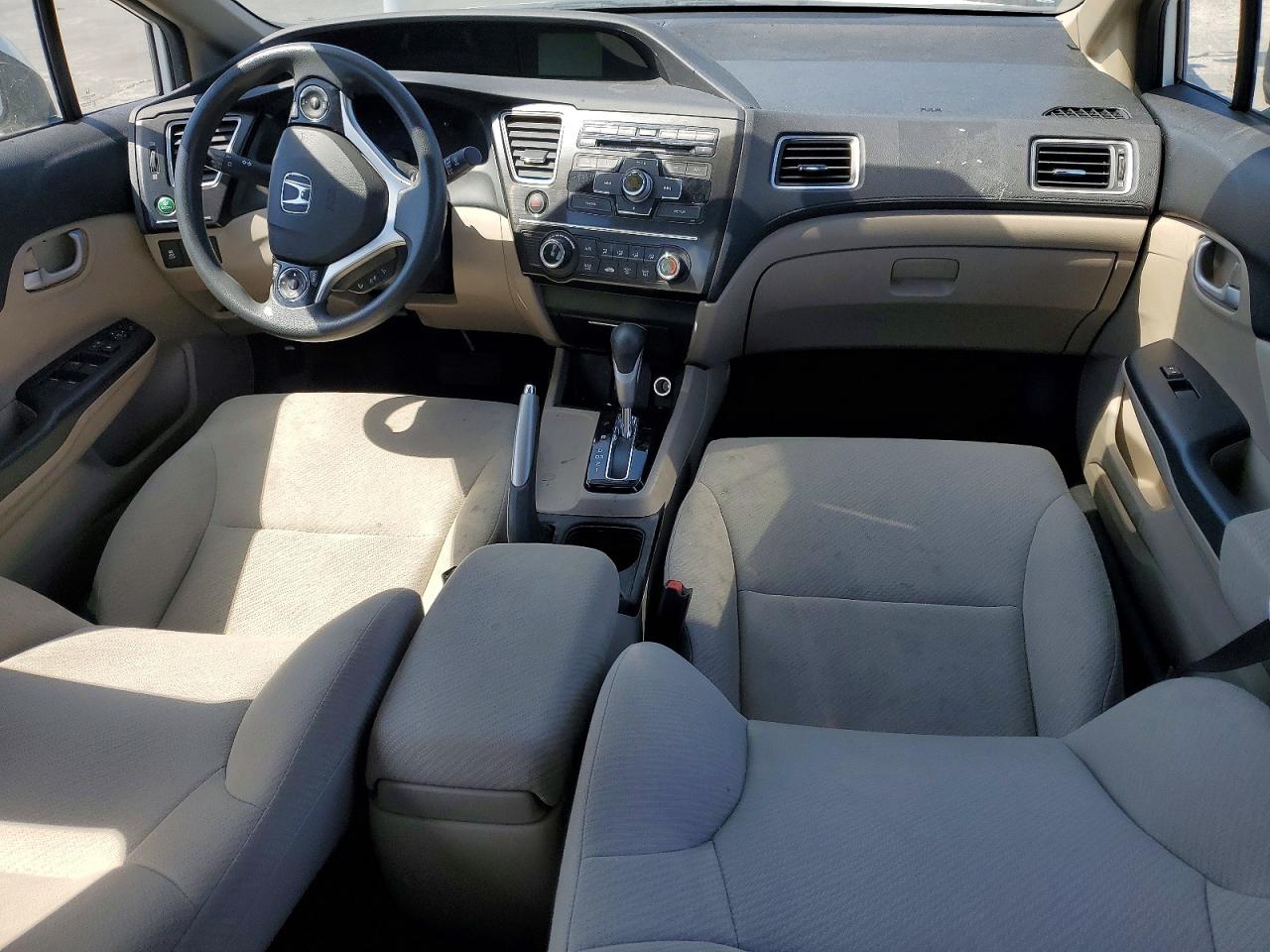 2013 Honda Civic Natural Gas White vin: 19XFB5F57DE000305