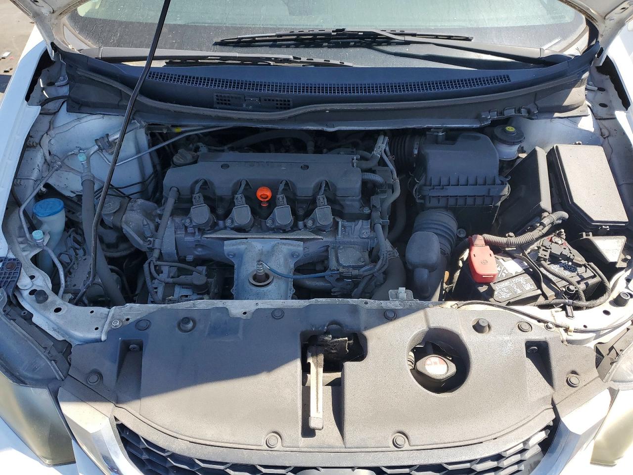 2013 Honda Civic Natural Gas White vin: 19XFB5F57DE000305