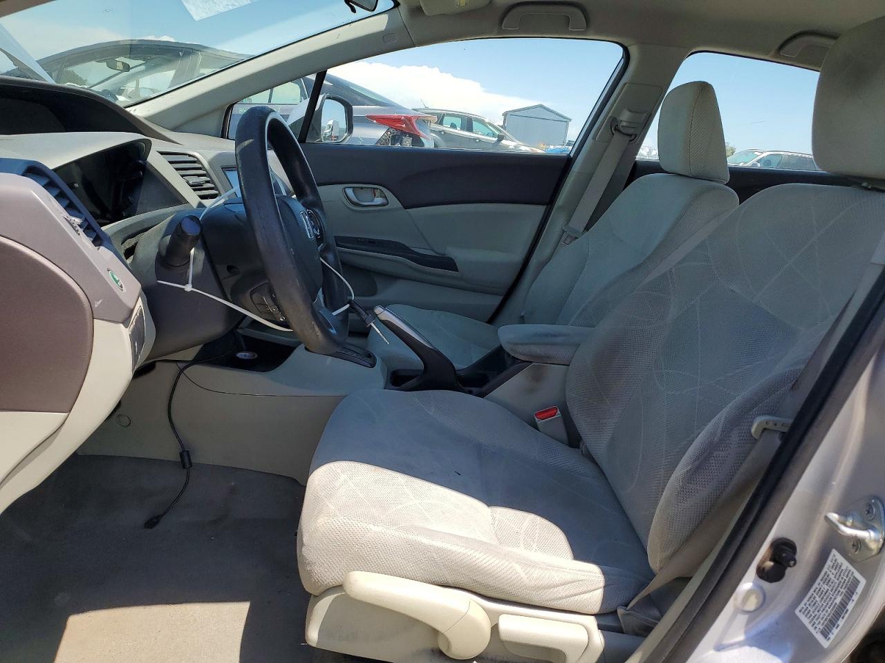 2012 Honda Civic Natural Gas Silver vin: 19XFB5F58CE000599