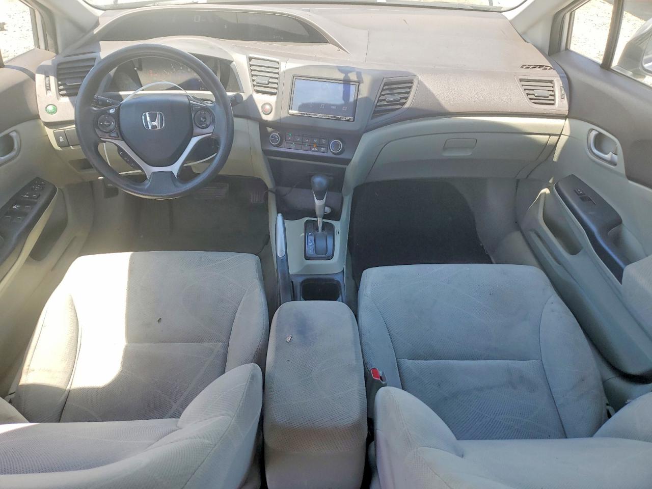 2012 Honda Civic Natural Gas Silver vin: 19XFB5F58CE000599