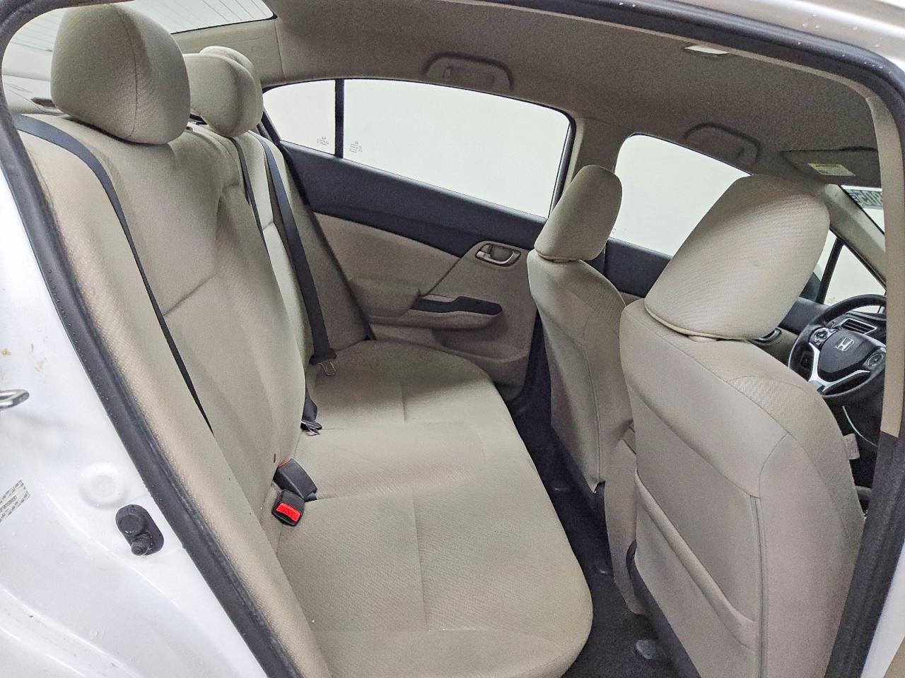 2013 Honda Civic Natural Gas White vin: 19XFB5F58DE000281