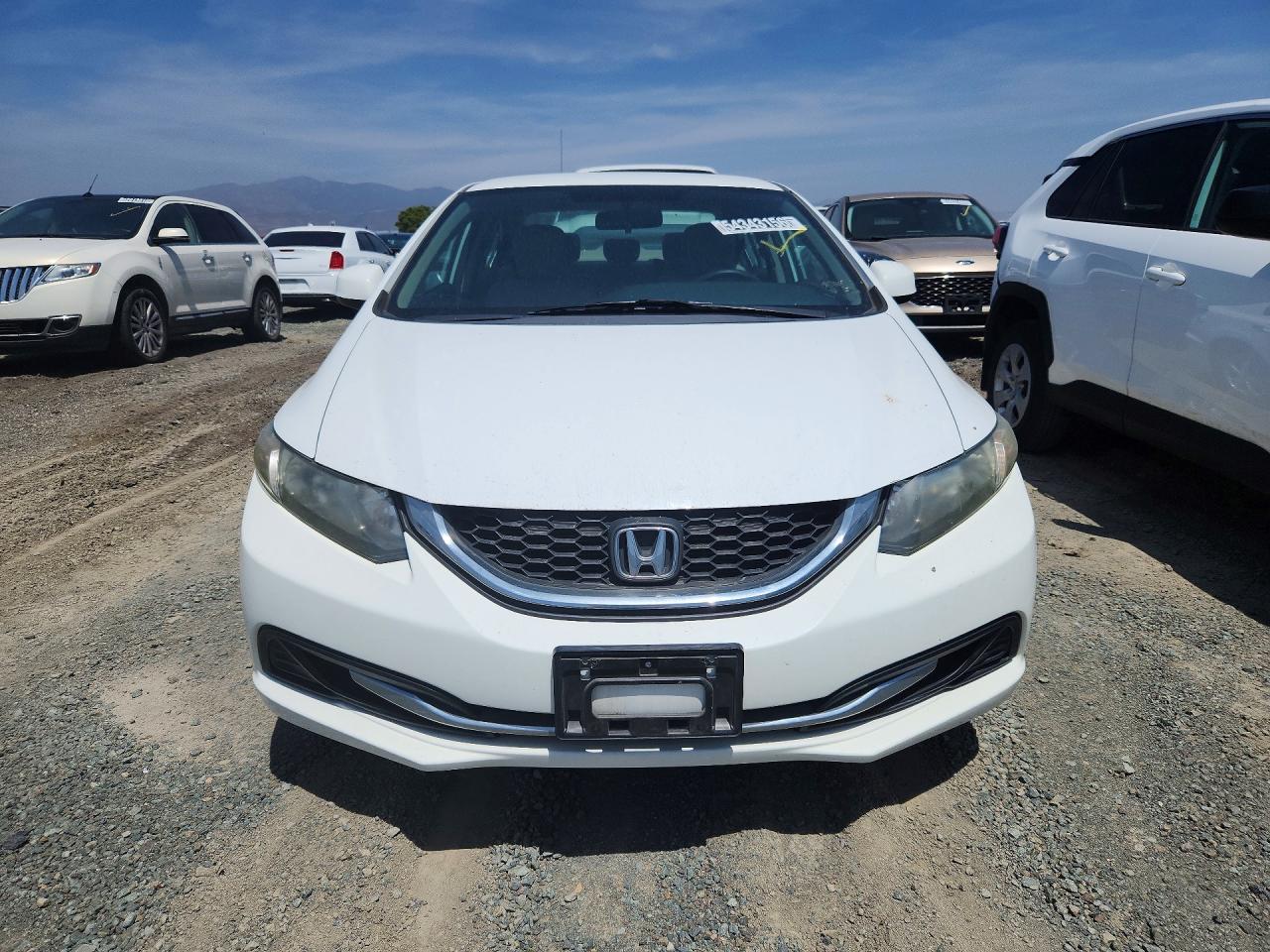 2013 Honda Civic Natural Gas White vin: 19XFB5F58DE000412