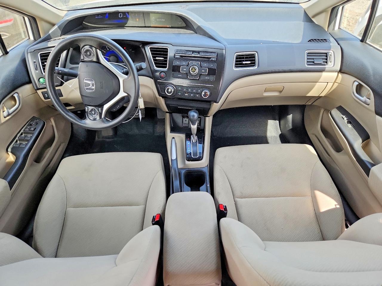 2013 Honda Civic Natural Gas White vin: 19XFB5F58DE000412