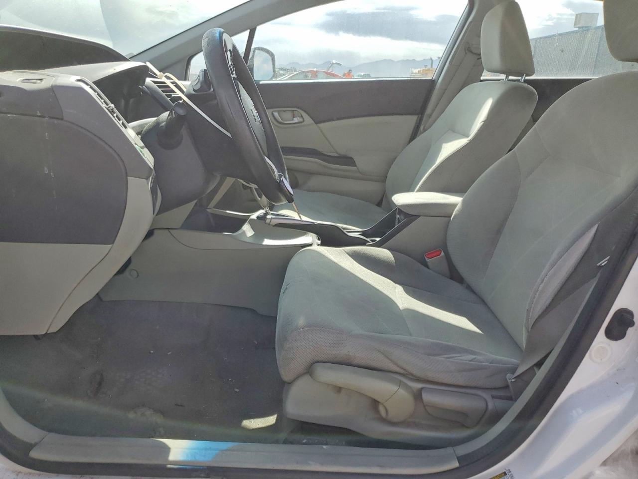 2012 Honda Civic Natural Gas White vin: 19XFB5F59CE001518