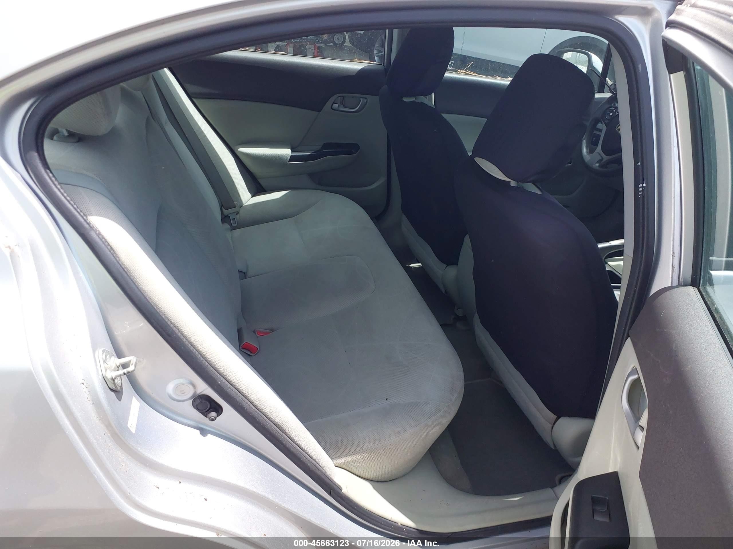 2012 Honda Civic Natural Gas Silver vin: 19XFB5F59CE002328