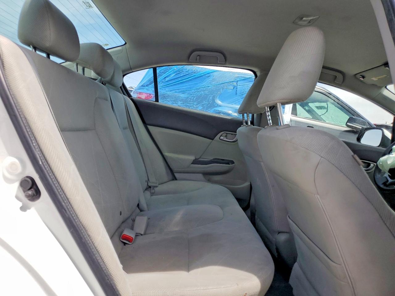 2012 Honda Civic Natural Gas Белый vin: 19XFB5F59CE003740